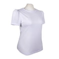 thumbnail image 3 of Blusa George Talla M Básica Lisa Abullonada Blanco, 3 of 4