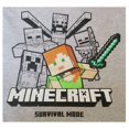 thumbnail image 3 of Playera Minecraft Talla 12 Gris Jaspe, 3 of 4