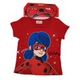 thumbnail image 1 of Playera Lady Bug Niña 3 Manga Corta con Estampado al Frente Rojo, 1 of 3