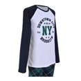 thumbnail image 3 of Pijama George Talla EG Manga Larga Downtown City Brooklyn Azul, 3 of 4