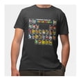 thumbnail image 1 of Playera Super Mario Nintendo Talla M Manga Corta con Estampado Tabla Periódica y Personajes Gris Oxford, 1 of 3