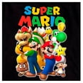 thumbnail image 3 of Sudadera Super Mario Talla 12 con Capucha Estampado con Personajes Negra, 3 of 3