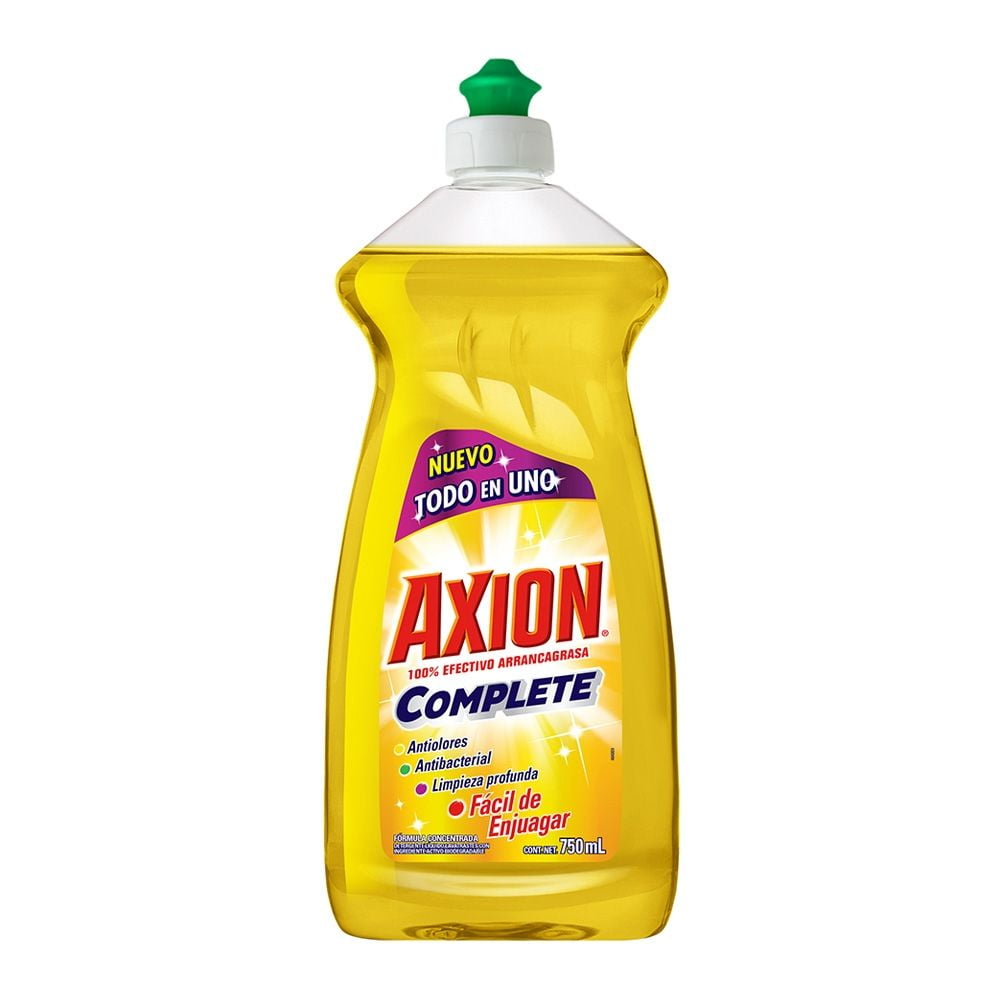 Lavatrastes líquido Axion Complete todo en uno 750 ml | Walmart en línea