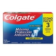 thumbnail image 1 of Crema dental Colgate máxima protección anticaries 3 pzas de 60 ml c/u, 1 of 3