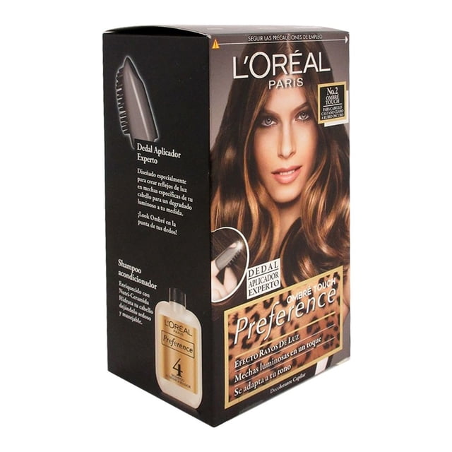 Decolorante capilar LOréal Paris Preference N°2 efecto rayos de luz castaño claro a rubio oscuro