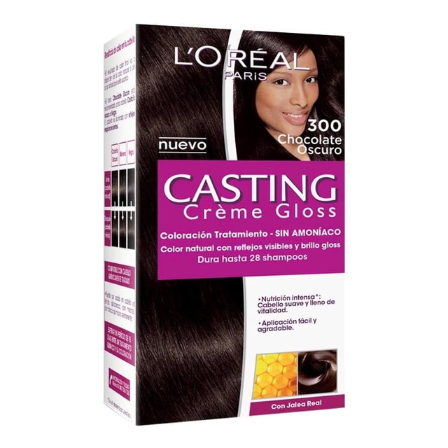 Coloración LOréal Paris Casting Creme Gloss tono 300 chocolate oscuro