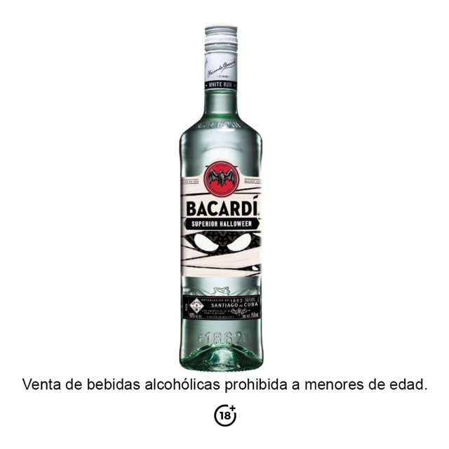 Ron Bacardí Blanco Halloween 750 ml