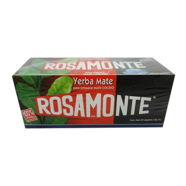 Yerba mate Rosamonte para preparar mate cocido 25 saquitos de 3 g c/u