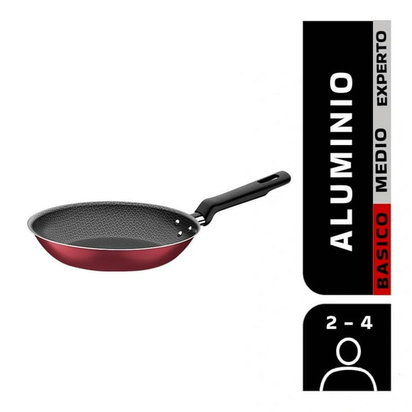 Sartén Tramontina Loreto 26 cm Rojo