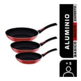 thumbnail image 1 of Juego de Sartenes Tramontina Everyday 20, 25 y 30 cm 3 Piezas Rojo, 1 of 4