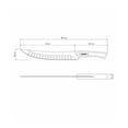 thumbnail image 3 of Cuchillo Tramontina Churrasco Tipo Butcher de 10 cm Negro, 3 of 4