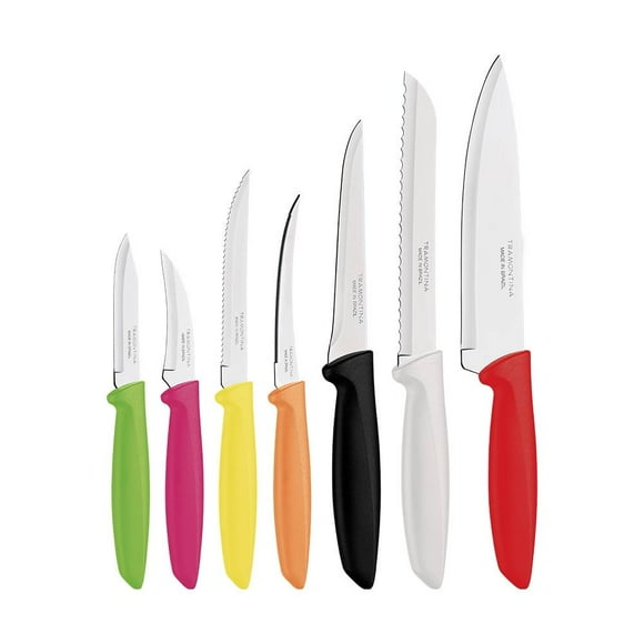 Juego de Cuchillos Tramontina Plenus Multicolor 7 Piezas