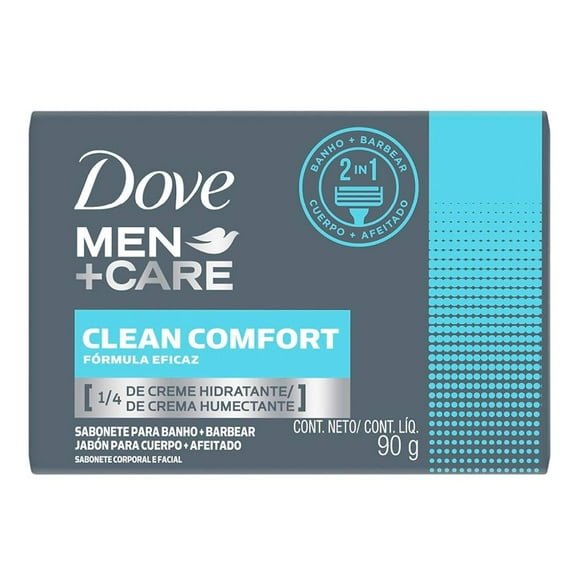 Jabón para cuerpo y afeitado Dove Men+Care clean comfort 90 g