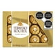 thumbnail image 1 of Chocolates Ferrero galleta cubierta con trocitos de avellanas y relleno cremoso 12 pzas de 12.5 g c/u, 1 of 4