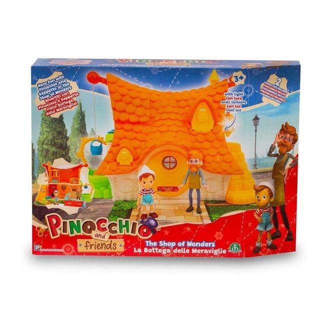 Set Pinocchio Casita con 2 Figuras
