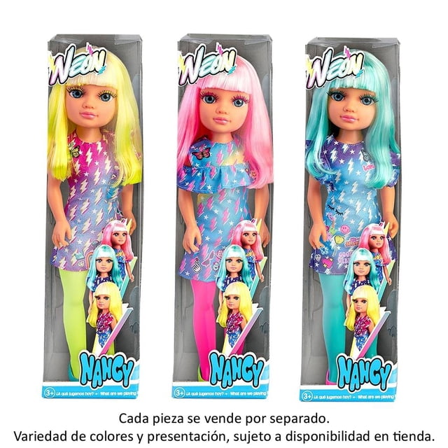 Muñeca Nancy Neon 42 cm Varios Modelos 1 Pieza
