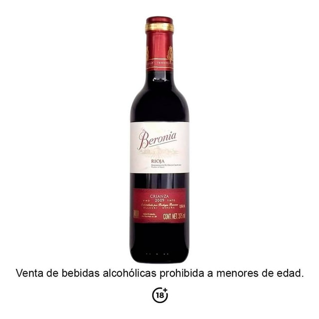 Vino Tinto Beronia Crianza Rioja 375 ml