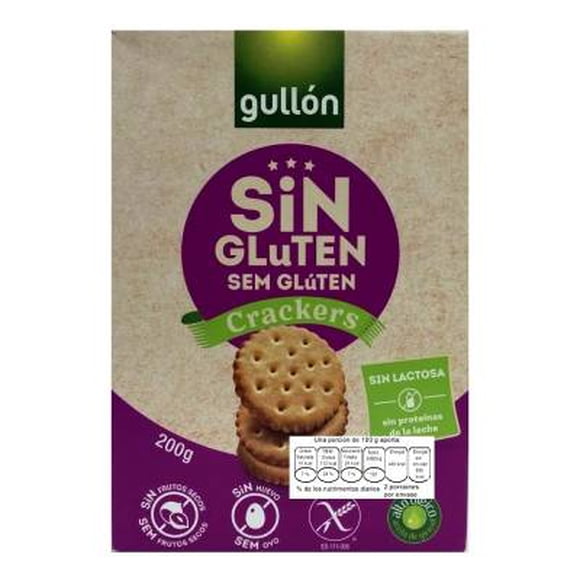 Galleta Gullón crackers sin gluten 200 g