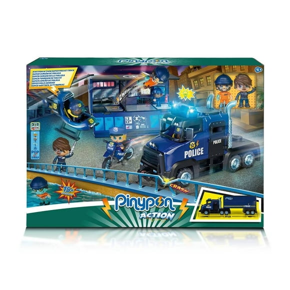 Set Pinypon Action Super Camión de Policia