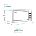 thumbnail image 4 of Horno de Microondas Teka MWG 11X Acero Inoxidable, 4 of 4