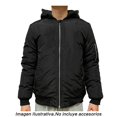 thumbnail image 1 of Chamarra George Talla M Tipo Bomber con Capucha Negro, 1 of 4