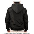 thumbnail image 2 of Chamarra George Talla M Tipo Bomber con Capucha Negro, 2 of 4