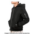 thumbnail image 4 of Chamarra George Talla M Tipo Bomber con Capucha Negro, 4 of 4