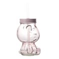 thumbnail image 3 of Mason Jar Hello Kitty de Vidrio Rosa, 3 of 4