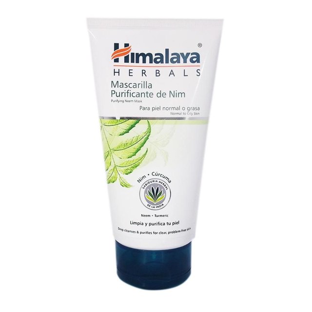 Mascarilla facial Himalaya Herbals purificante de nim con cúrcuma 150 ml