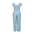 thumbnail image 2 of Jumpsuit Op Talla M Estampado Flores Base Azul Cielo, 2 of 4