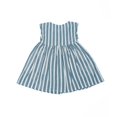 thumbnail image 2 of Vestido George Niña 2 Rayas Verticales con Botones Cafés sin Mangas Azul, 2 of 4
