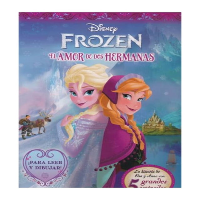 El Amor de Dos Hermanas. Plantillas Frozen Disney The Novelty Book Company Liliana Martinez