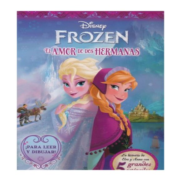 El Amor de Dos Hermanas. Plantillas Frozen Disney The Novelty Book Company Liliana Martinez