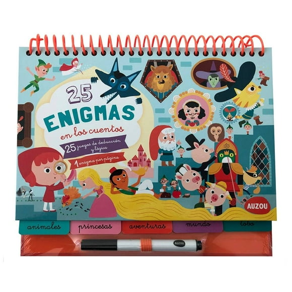 25 Enigmas en Los Cuentos AUZOU Mercier, Julie (Ilustrador)