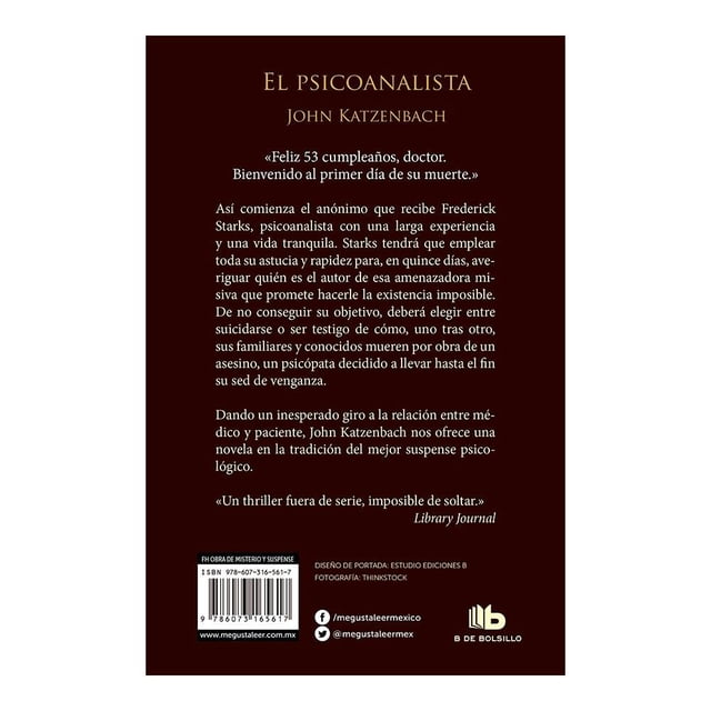 El Psicoanalista Penguin Random House John Katzenbach