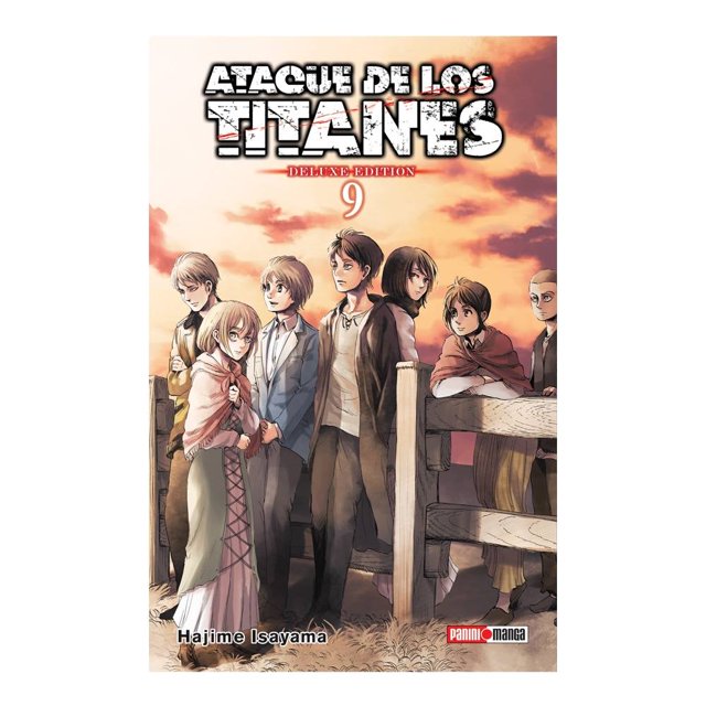 Ataque De Los Titanes N9 Panini Manga Deluxe Edition 9
