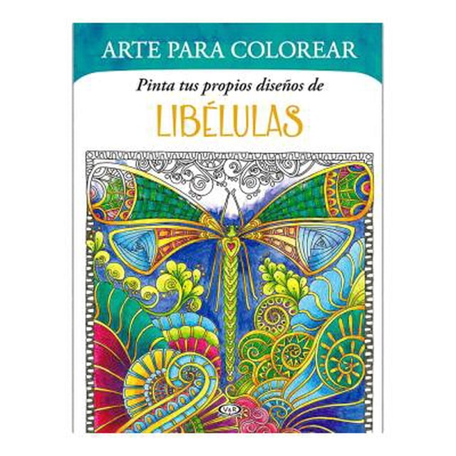 Libélulas arte para colorear Angela Porter ET AL