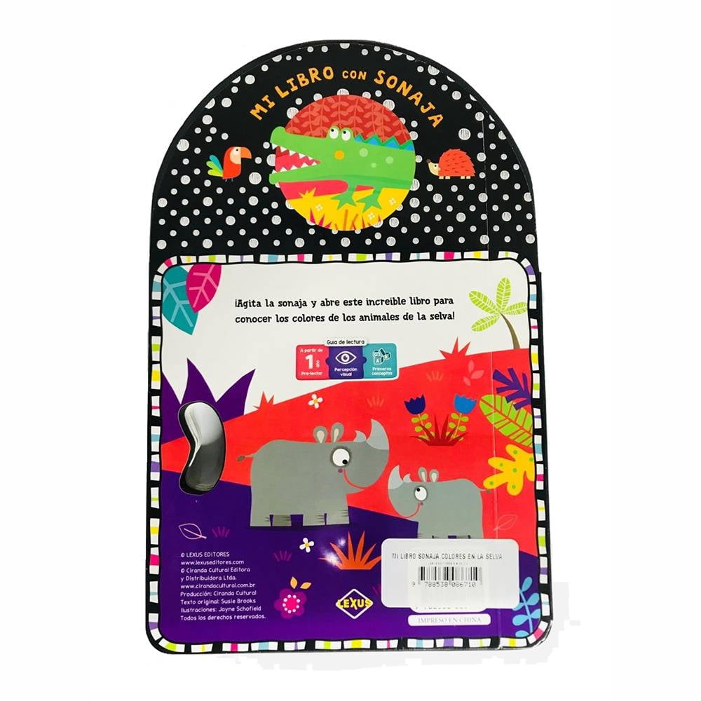 Colores En La Selva Lexus Editores Mi Libro Con Sonaja | Walmart en línea