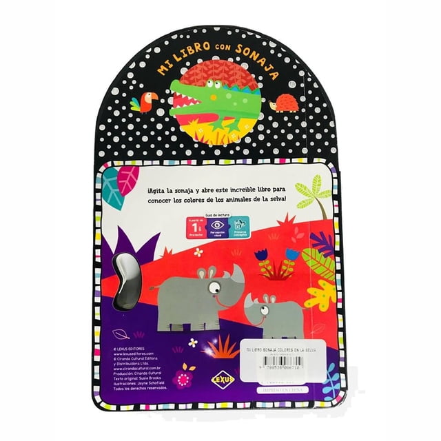 Colores En La Selva Lexus Editores Mi Libro Con Sonaja | Walmart en línea