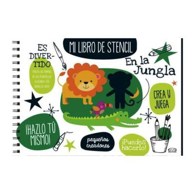 En la Jungla Mi Libro de Stencil