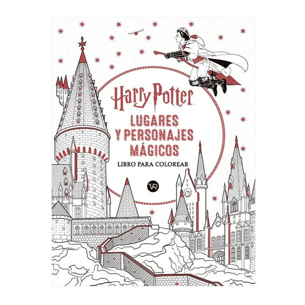 Libro para Colorear Harry Potter Lugares y Personajes Mágicos VR Adam Raiti