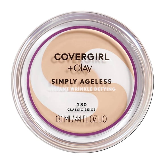 Base de Maquillaje Covergirl Olay Simply Ageless Wrinkle Defy Crema 230 Classic Beige 13.1 ml