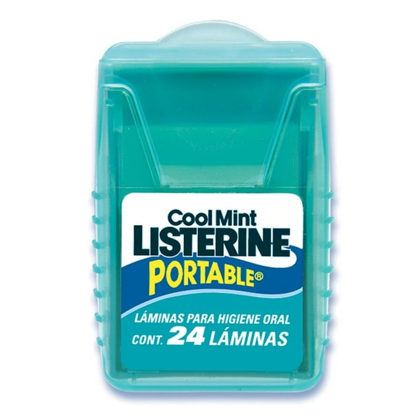 Láminas bucales Listerine portables 24 pzas