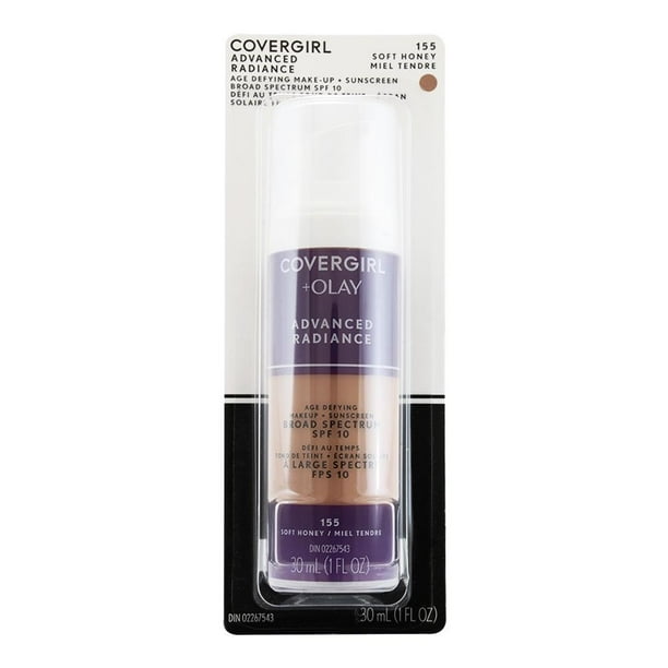 Maquillaje Cover Girl Advanced Radiance Antiedad 155 Miel Tendre 30 ml