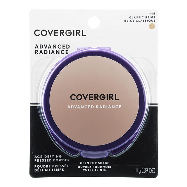 Maquillaje Cover Girl Advanced Radiance en polvo 115 beige clásico 11 g
