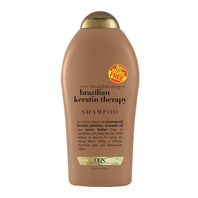 Shampoo Ogx ever straighlening + brazilian keratin therapy 577 ml