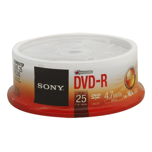 Torre de DVD´s Grabables Sony 25 Cd´s