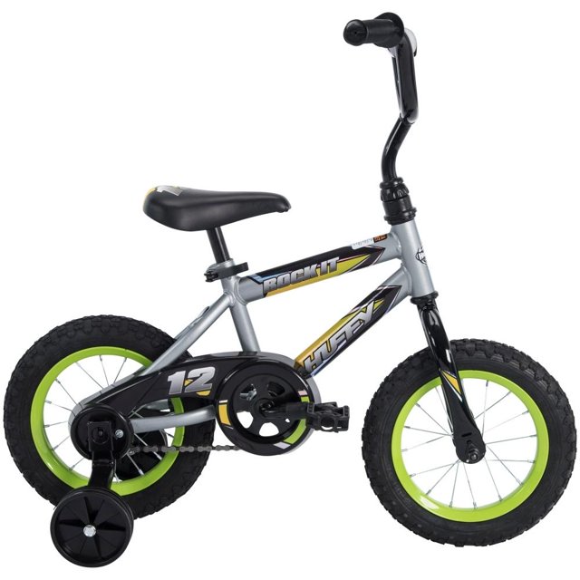 Bicicleta Infantil Huffy Rock It Rodada 12 Gris