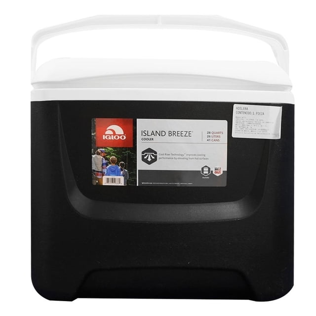 Hielera Igloo 26 l negra con agarradera 1 pza