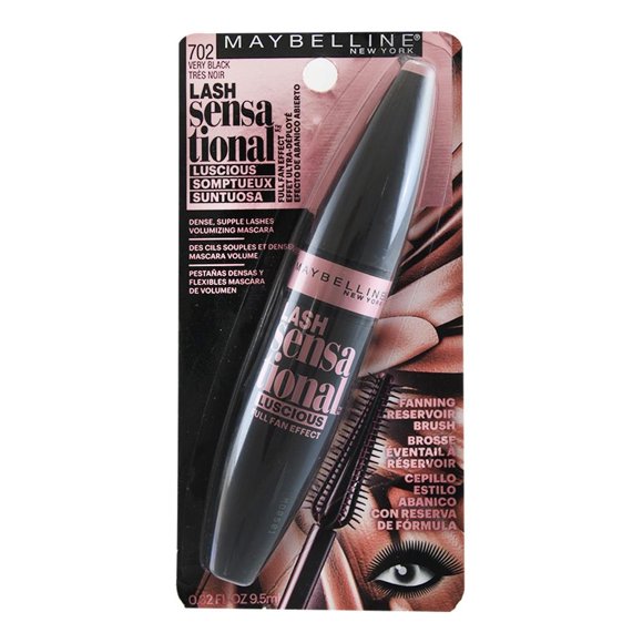 Máscara para Pestañas Maybelline Lash Sensational 702 Very Black 9.5 ml